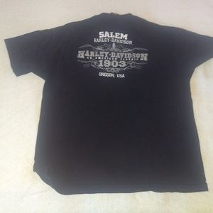Vintage Salem Oregon Harley Davidson shirt